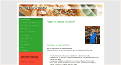 Desktop Screenshot of pizzeria-astoria-walldorf.de